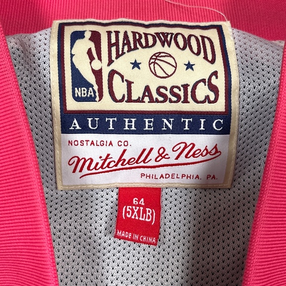 Mitchell & Ness San Antonio Spurs Hardwood Classics Windbreaker Jacket Mens 5XLB - Picture 11 of 13